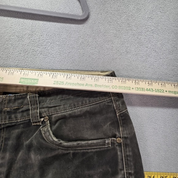 Kuhl Pants Mens 34x32 Brown Rydr Canvas Workwear Relaxed Fit Articulated Knees - Picture 3 of 16